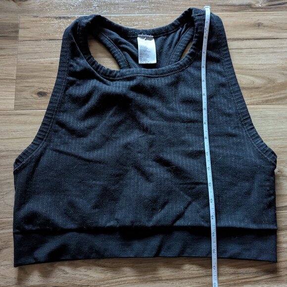 Good American Black Racerback Sleeveless Tank, 5/6 - Picture 5 of 5